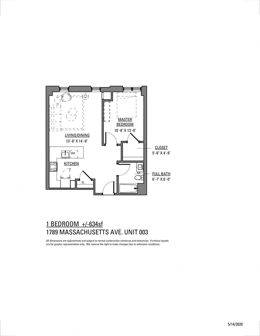 1789 MASSACHUSETTS , UNIT 003